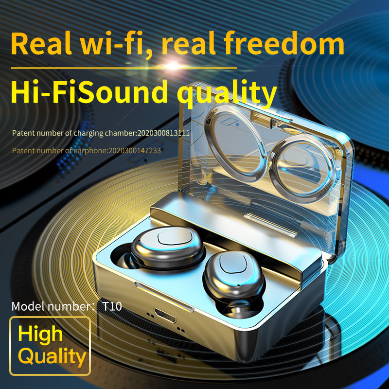 T10 TWS Wireless Bluetooth 5.0 Earphone Earbuds HiFi Stereo Music Mini Touch Waterproof Sports In-ear Headset T10 TWS Wireless Bluetooth 5.0 Earphone Earbuds HiFi Stereo Music Mini Touch Waterproof Sports In-ear Headset